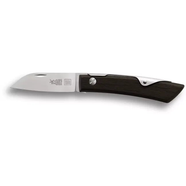 Robert Herder IBEX 60 S – Zakmes 60 mm – RVS – Gerookt Eiken – Slipjoint