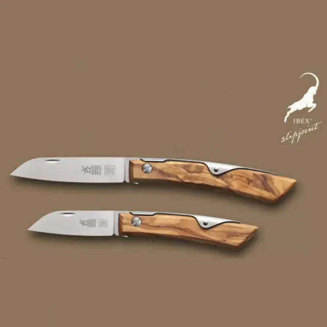 Robert Herder IBEX 80 S – Zakmes 80 mm – RVS – Olijfhout – Slipjoint