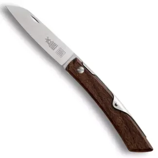 Robert Herder IBEX 80 S – Zakmes 80 mm – RVS – Gerookt Eiken – Slipjoint