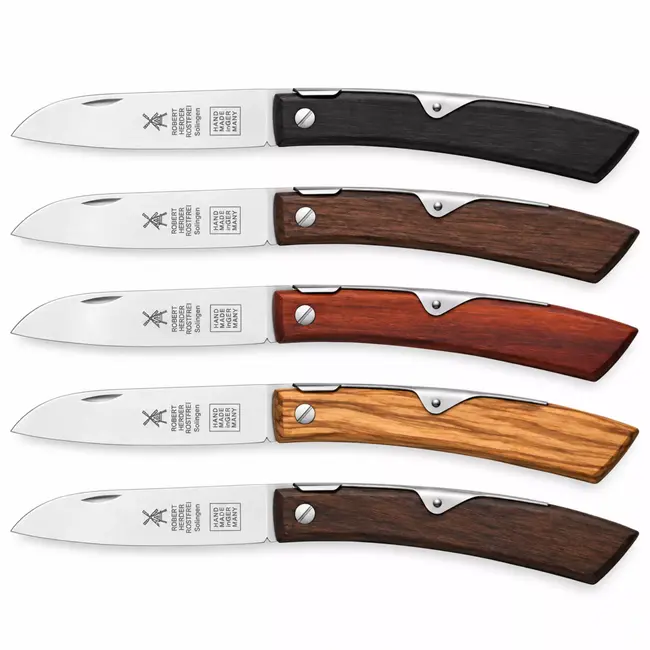 Robert Herder IBEX 80 S – Zakmes 80 mm – RVS – Gerookt Eiken – Slipjoint