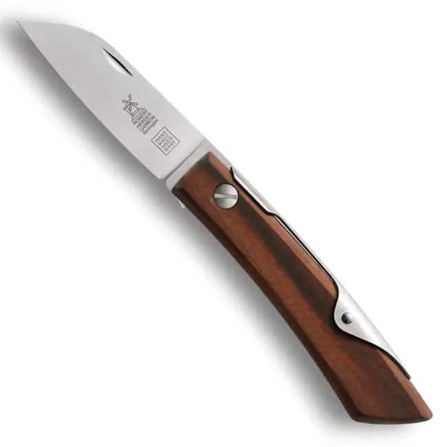 Robert Herder IBEX 60 S – Zakmes 60 mm – Carbonstaal - Pruimenhout – Slipjoint