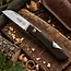 Robert Herder IBEX 60 S – Zakmes 60 mm – Carbonstaal – Gerookt Eiken – Slipjoint