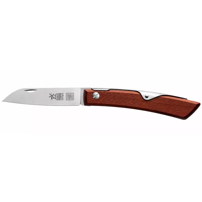 Robert Herder IBEX 80 S – Zakmes 80 mm – Carbonstaal – Pruimenhout – Slipjoint