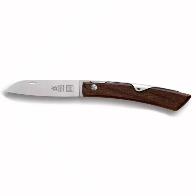 Robert Herder IBEX 80 S – Zakmes 80 mm – Carbonstaal – Gerookt Eiken – Slipjoint