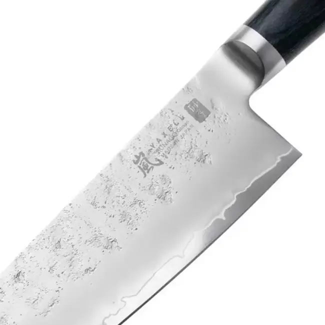 Yaxell Sunago – Koksmes 20 cm met Ginsan-staal en donkerblauw pakkahout