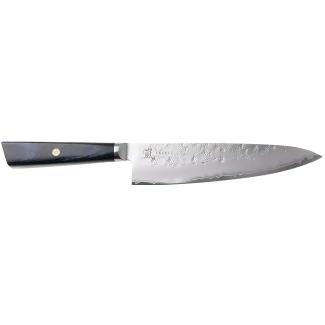 Yaxell Sunago – Koksmes 20 cm met Ginsan-staal en donkerblauw pakkahout
