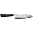 Yaxell Sunago – Santokumes 16,5 cm met Ginsan-staal en donkerblauw pakkahout