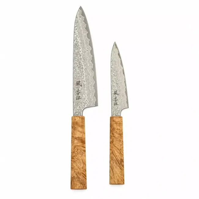 Yaxell Sazanami Japanse messenset Limited Edition - Koksmes 20 cm en Universeelmes 12 cm
