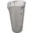 Déglon Flexibele maatbeker – 1/2 liter – transparant polypropyleen – vaatwasmachinebestendig - per stuk