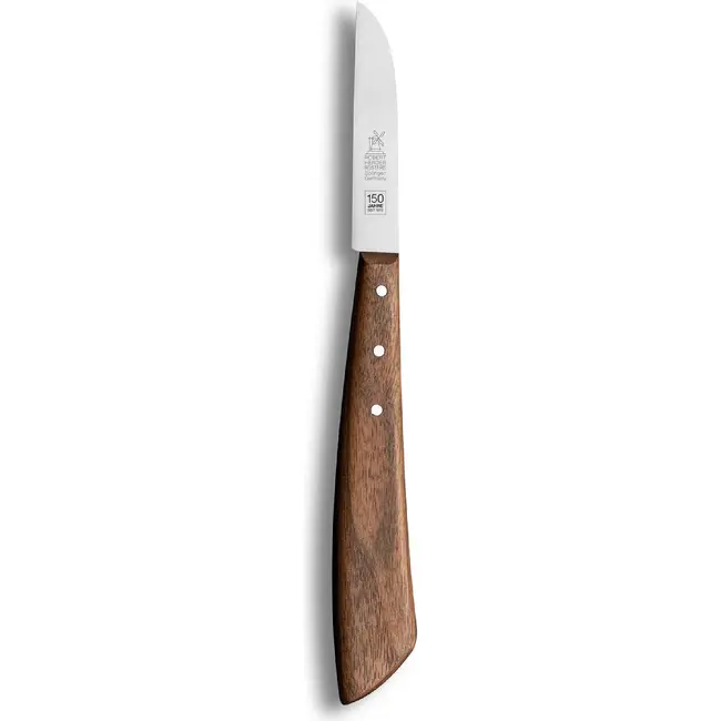 Robert Herder Classic 150 Molenmes – Schilmesje – RVS – Recht – Lemmet 65 mm – Heft Walnotenhout