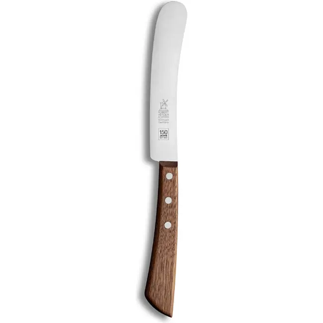 Robert Herder Ontbijtmes – Buckels – RVS – Classic 150 – Lemmet 130 mm – Heft Walnotenhout