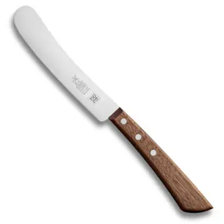 Robert Herder Ontbijtmes – Buckels – RVS – Classic 150 – Lemmet 130 mm – Heft Walnotenhout