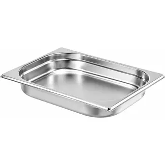 HENDI GN-container 1/2 – Budget Line – 2L – 325x265x40 mm – lichtgewicht roestvrij staal