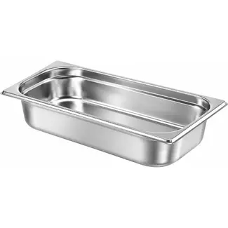 HENDI GN-container 1/3 – Lichtgewicht – Stapelbaar – 2,5L – Roestvrij staal