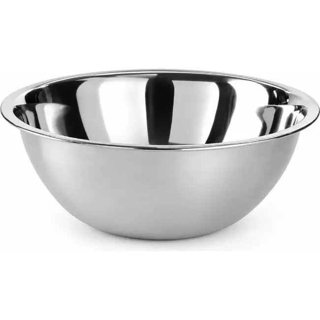 HENDI Beslagkom – Roestvrij staal – 0,7L – Vaatwasserbestendig – ⌀158x(H)55mm
