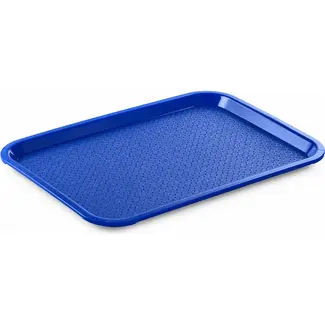 HENDI Medium fastfood dienblad – polypropyleen – blauw – 305x415x20 mm