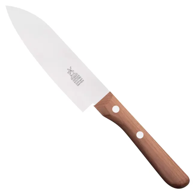 Robert Herder Kleine santoku met kersenhouten heft en lemmet van 12,5 cm