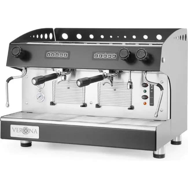 HENDI Koffiemachine Julia – 2-groeps – automatisch – 230V/3700W – 665x563x(H)530mm