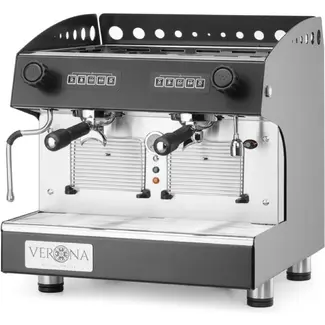 Verona Koffiemachine Julia Compact – 2-groeps – automatisch – Zwart – 230V/2700W – 475x563x(H)530mm