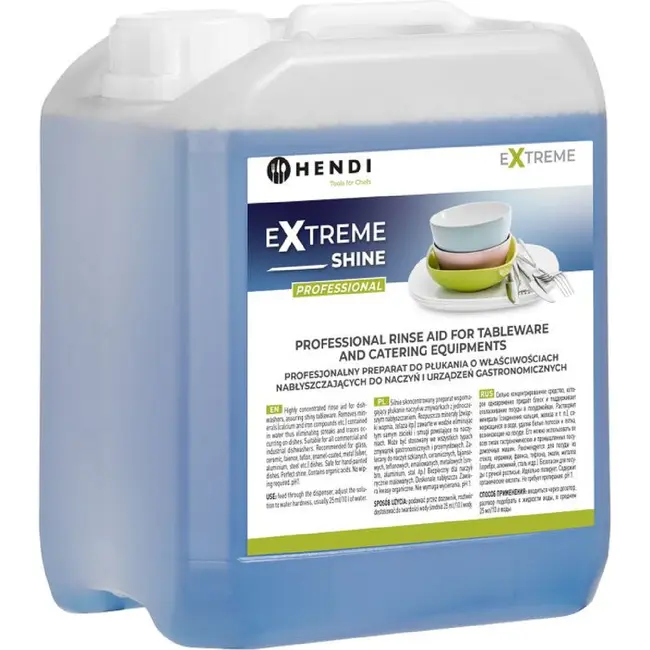 HENDI Extreme Shine Professionele naspoelmiddel voor vaatwerk en horeca-apparatuur – 5 l