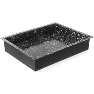 HENDI Tray CONVECTOMAT KLASSIEK GN 2/3 – GN 2/3 – Zwart – 354x325x(H)60mm – Rechthoekig