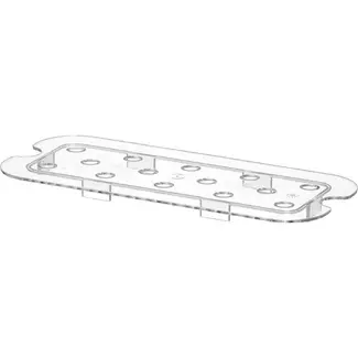 HENDI Lekrooster voor GN containers COOL – GN 1/3 – Transparant – 325x176mm