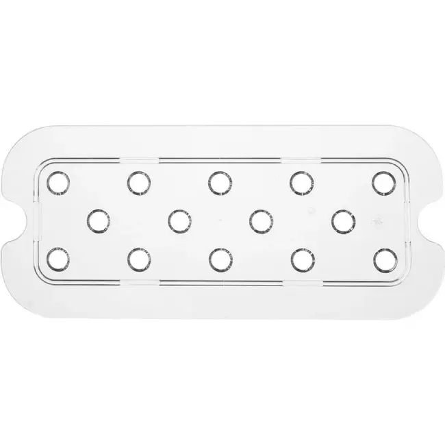 HENDI Lekrooster voor GN containers COOL – GN 1/3 – Transparant – 325x176mm