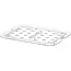 HENDI Lekrooster voor GN containers COOL – GN 1/2 – Transparant – 325x265mm