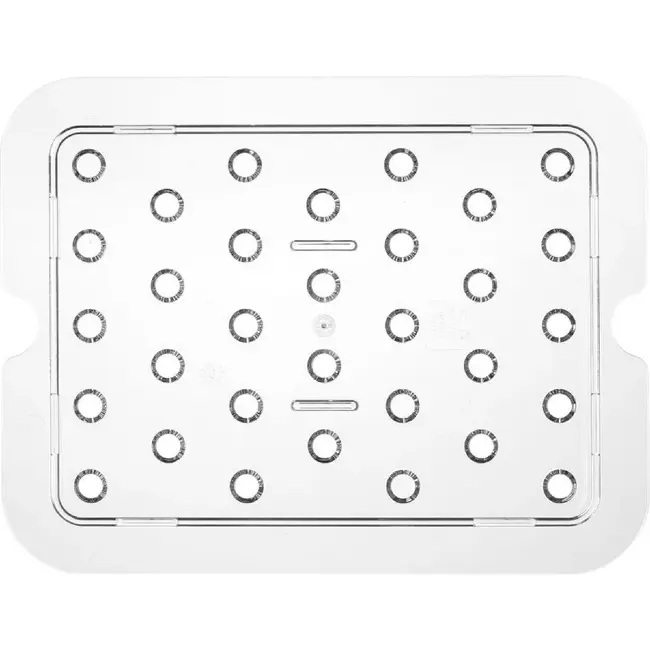 HENDI Lekrooster voor GN containers COOL – GN 1/2 – Transparant – 325x265mm