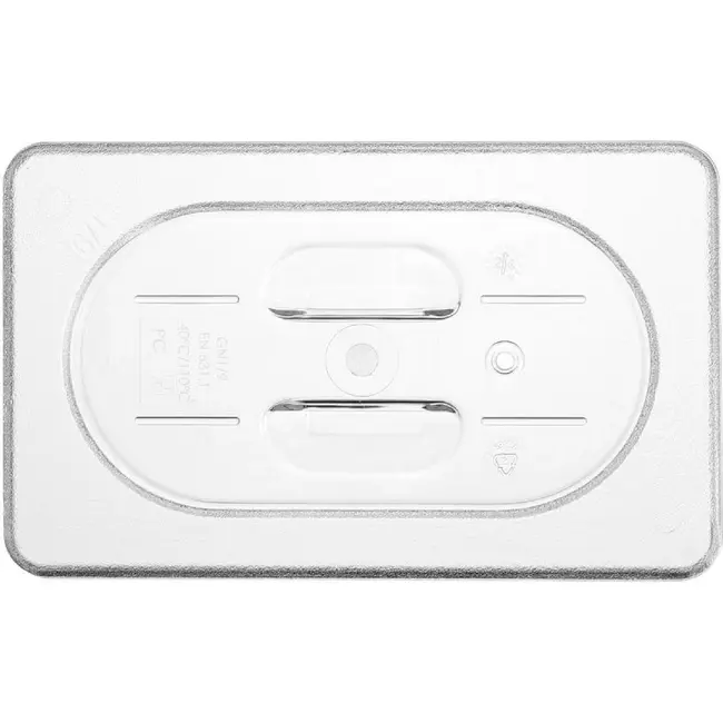 HENDI Deksel voor GN containers COOL – GN 1/9 – Transparant – 108x176mm