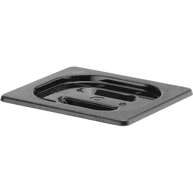 HENDI Deksel voor GN containers COOL – GN 1/6 – Zwart – 176x162mm