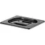 HENDI Deksel voor GN containers COOL – GN 1/6 – Zwart – 176x162mm