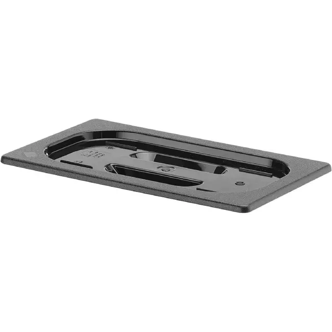 HENDI Deksel voor GN containers COOL – GN 1/4 – Zwart – 265x163mm