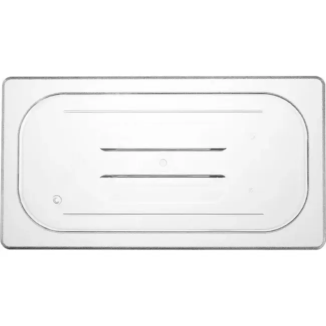 HENDI Deksel voor GN containers COOL – GN 1/3 – Transparant – 325x176mm