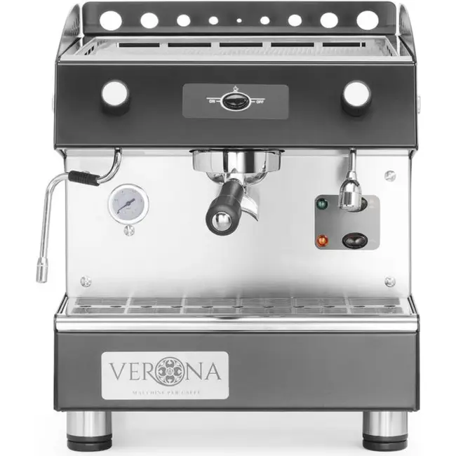 HENDI Koffiemachine Romeo Easy – 1-groep – semi-automatisch – 230V/1800W – 375x530x(H)485mm
