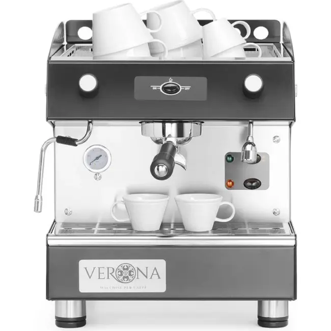 HENDI Koffiemachine Romeo Easy – 1-groep – semi-automatisch – 230V/1800W – 375x530x(H)485mm