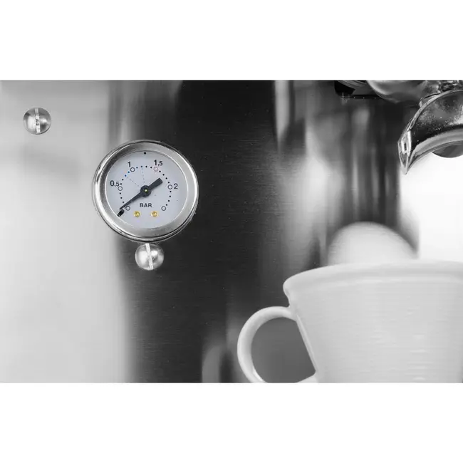 HENDI Koffiemachine Romeo Easy – 1-groep – semi-automatisch – 230V/1800W – 375x530x(H)485mm