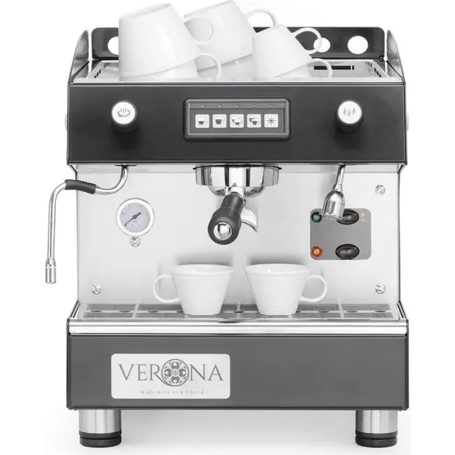 HENDI Koffiemachine Romeo – 1-groep – automatisch – 230V/1800W – 375x530x(H)485mm