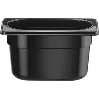 HENDI GN 1/9 container COOL – GN 1/9 – 0,9L – Zwart – 108x176x(H)100mm