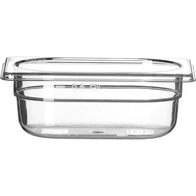 HENDI GN 1/9 container COOL – GN 1/9 – 0,6L – Transparant – 108x176x(H)65mm