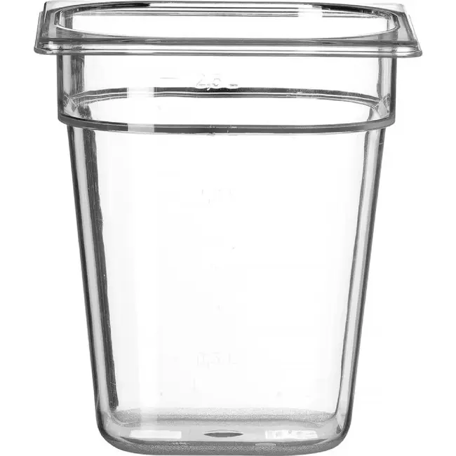 HENDI GN 1/6 container COOL – GN 1/6 – 2,8L – Transparant – 176x162x(H)200mm