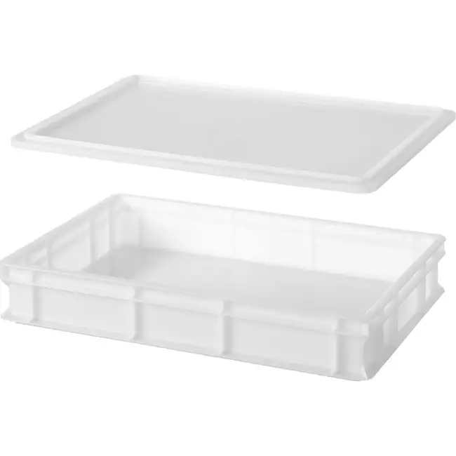 HENDI Pizzadeegdoos 600x400 – Profi Line – Wit – 600x400x(H)100mm – Rechthoekig