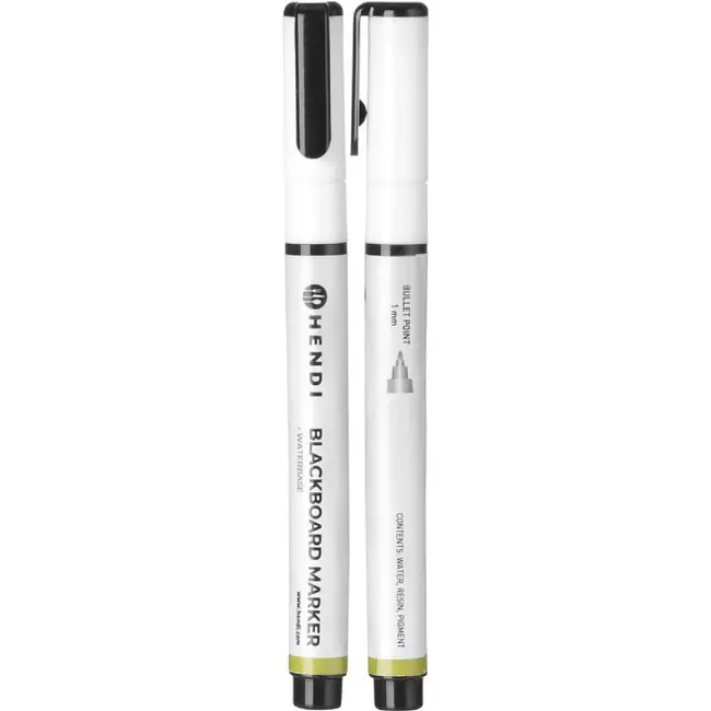 HENDI Horeca markers – Wit – 2 st. – Ø 10x(H)125mm