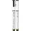 HENDI Horeca markers – Wit – 2 st. – Ø 10x(H)125mm