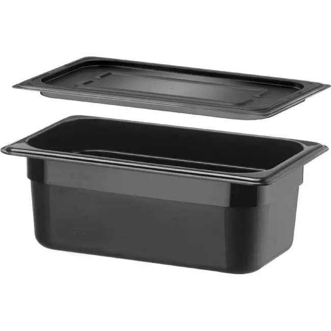 HENDI Deksel voor GN containers – Kitchen Line – GN 1/3 – Zwart – 325x175mm