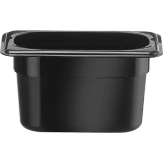 HENDI GN 1/9 container – Kitchen Line – GN 1/9 – 1,1L – Zwart – 175x107x(H)150mm