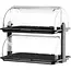 HENDI Rolltop display – Zwart – 475x325x(H)415mm – Rechthoekig