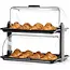 HENDI Rolltop display – Zwart – 475x325x(H)415mm – Rechthoekig