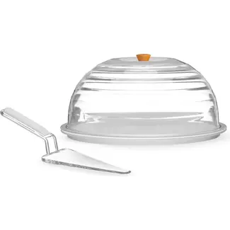 HENDI Taartstolp met taartschep – Ø 340x(H)160mm