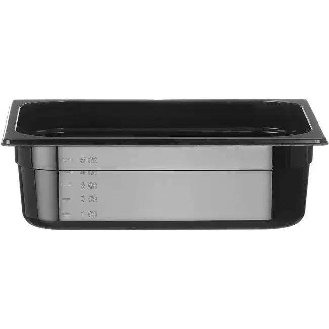 HENDI GN 1/2 container COOL – GN 1/2 – 6,1L – Zwart – 325x265x(H)100mm
